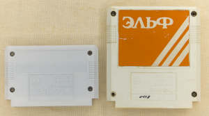 Сравнительные размеры оригинального и «новодельного» картриджей (слева - новодел, справа - оригинальный)